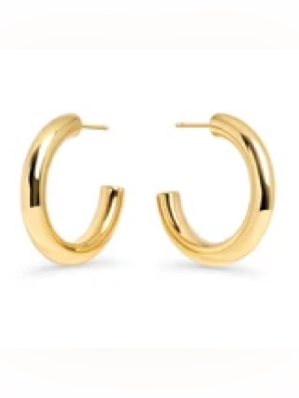 MIA BIJOUX Hypoallergenic Lara Medium Hoop Earrings
